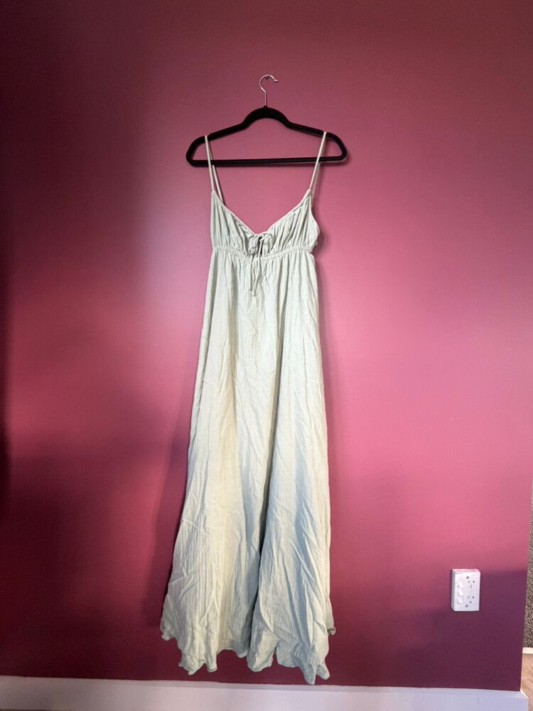 slim fit dress slacks Emily Maxi Dress Green