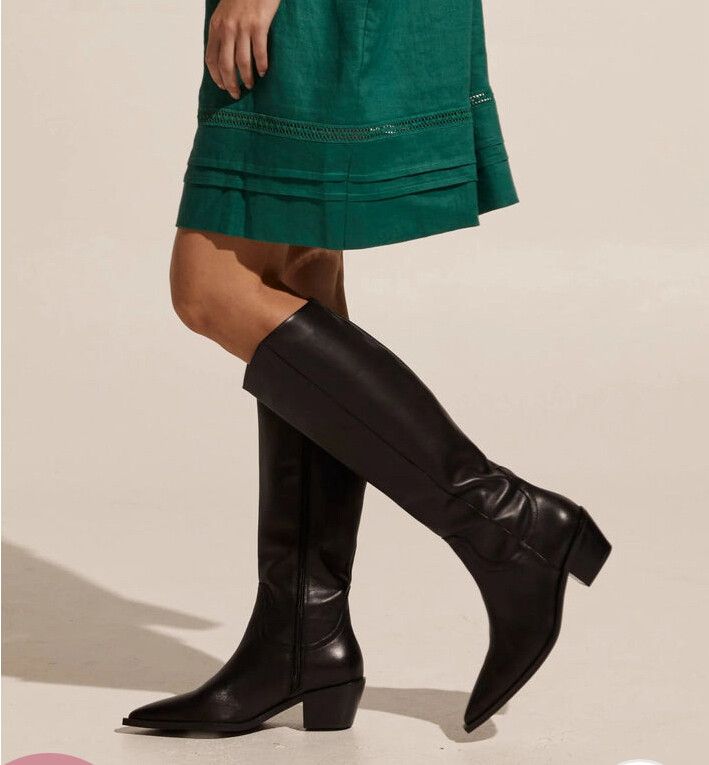 Zoe Kratzmann Ratify Black Leather Boots