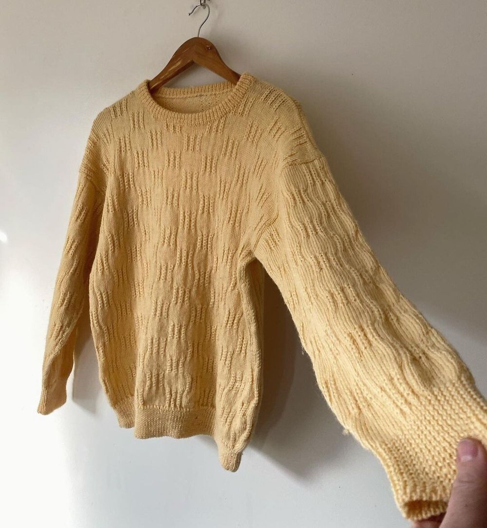 Hand knit jumper