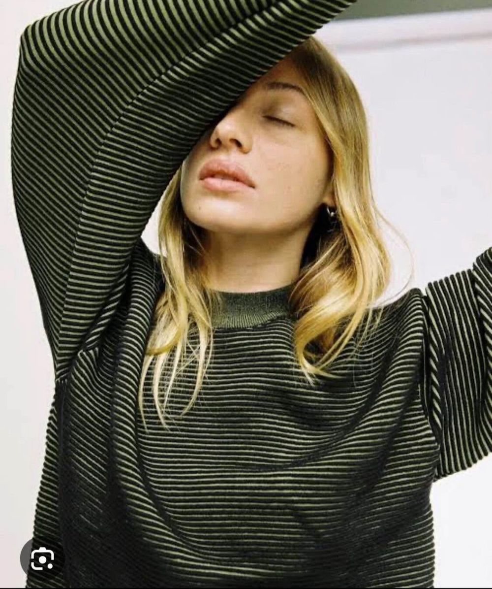 Sonny Crew Neck Jumper Green/Black