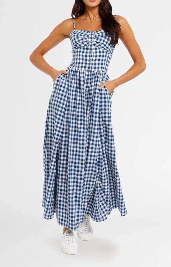 MLM Blue Gingham Dress