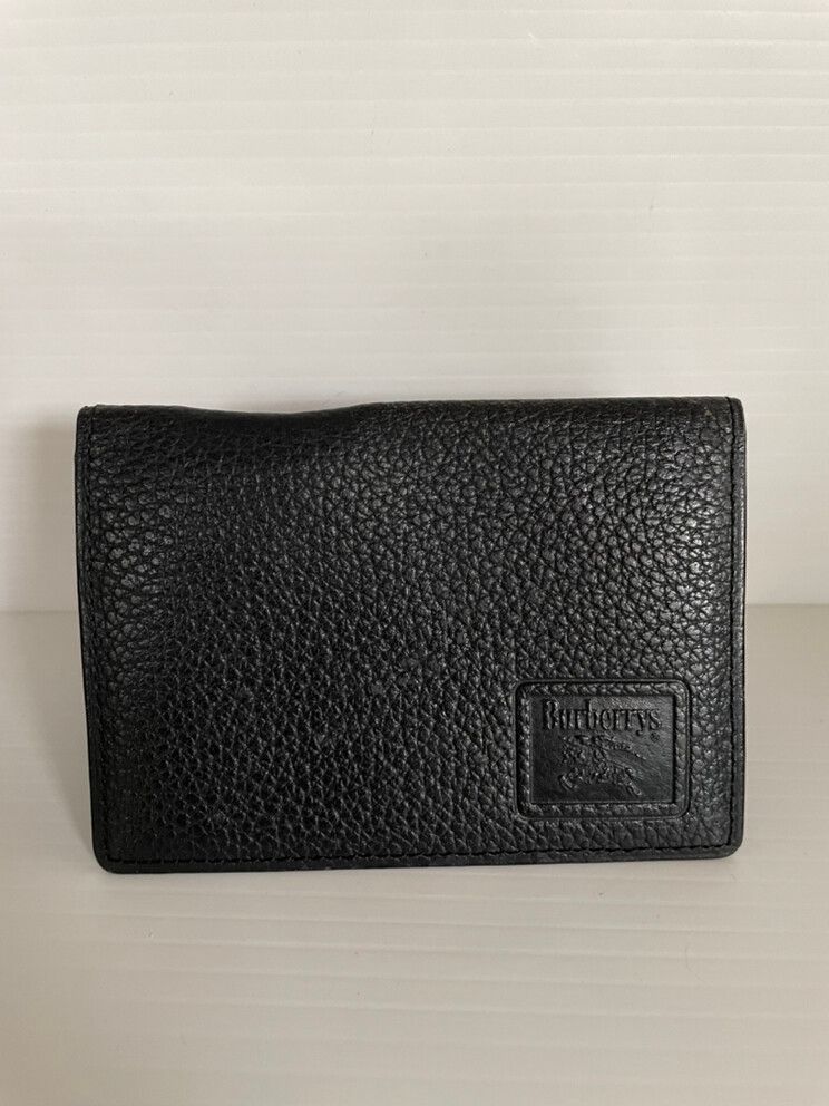 Authentic Leather Burberry Card Case