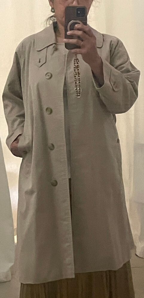 Authentic Burberry Cotton Trench Coat