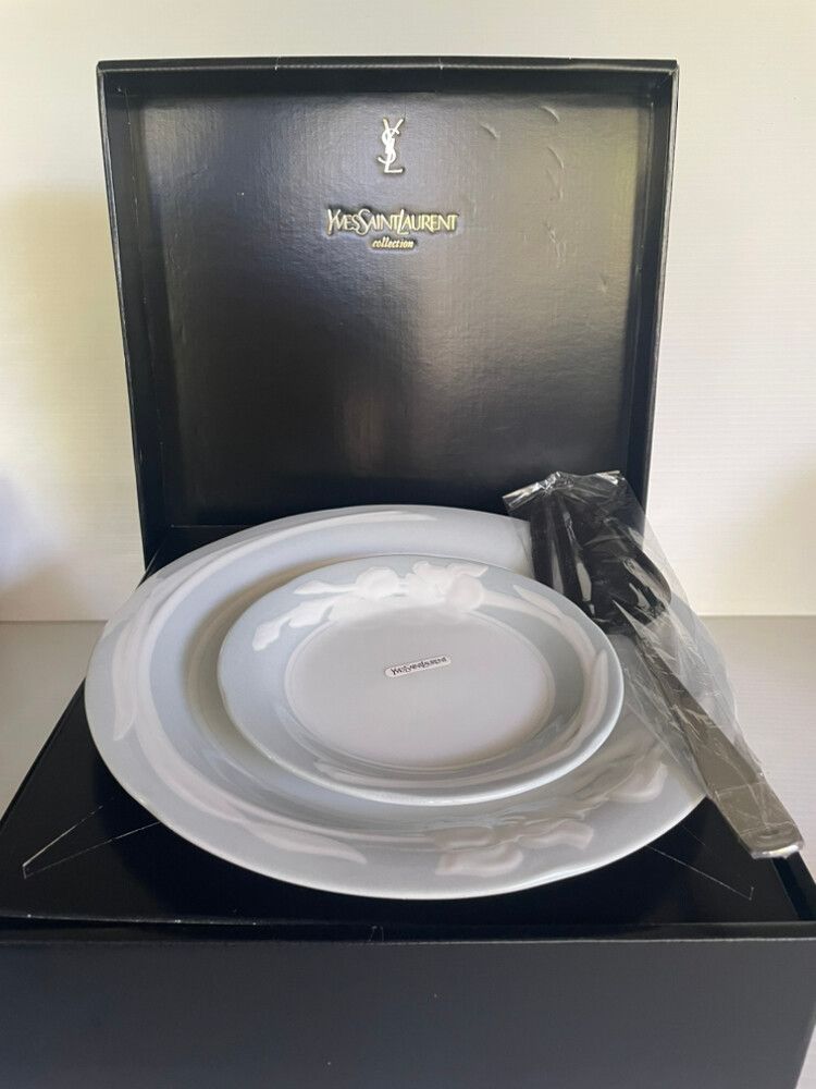 YSL Cake Serving  Plates
