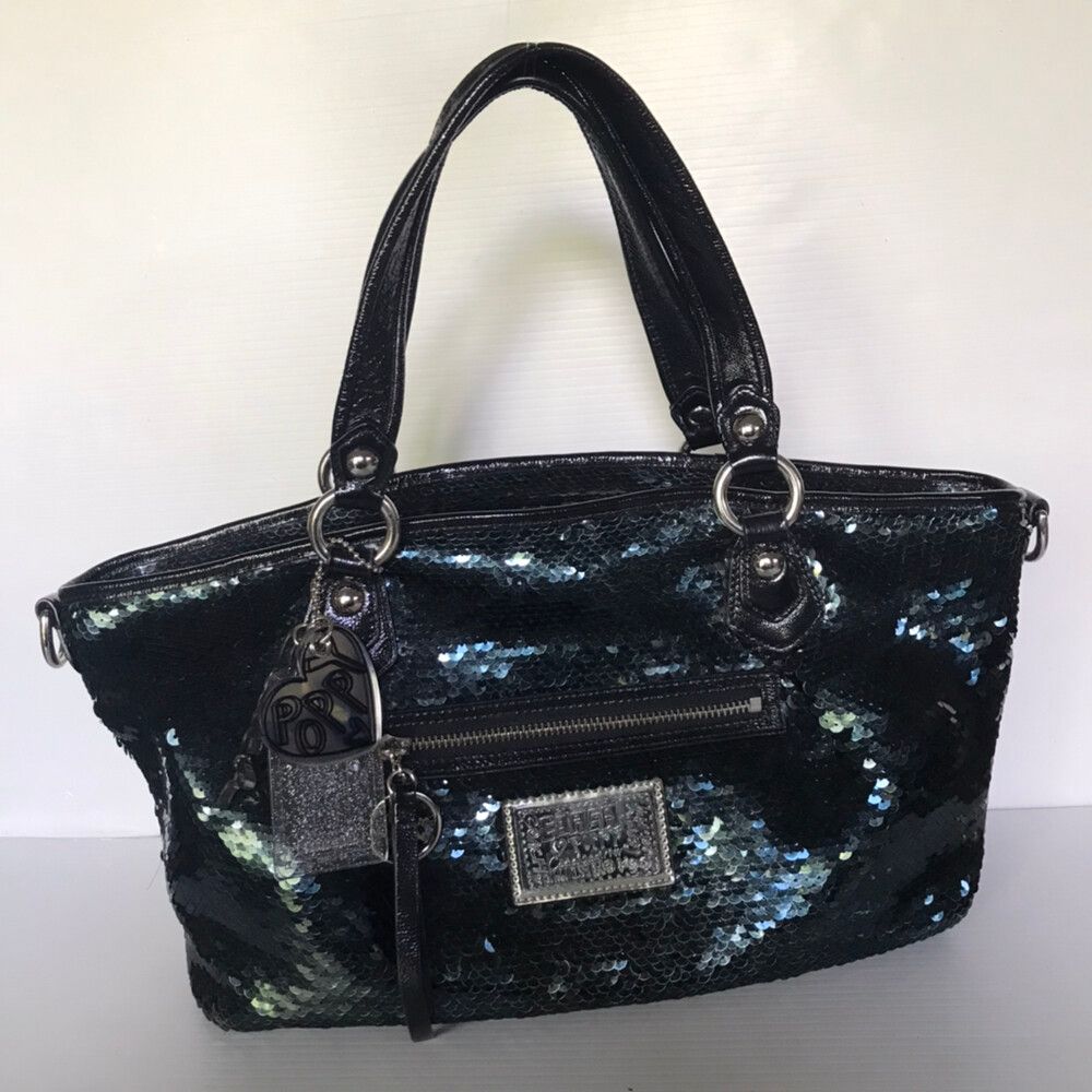 Authentic Coach Poppy Rocker Sequin Bag