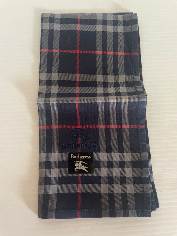 Authentic Burberrys Plaid Handkerchief