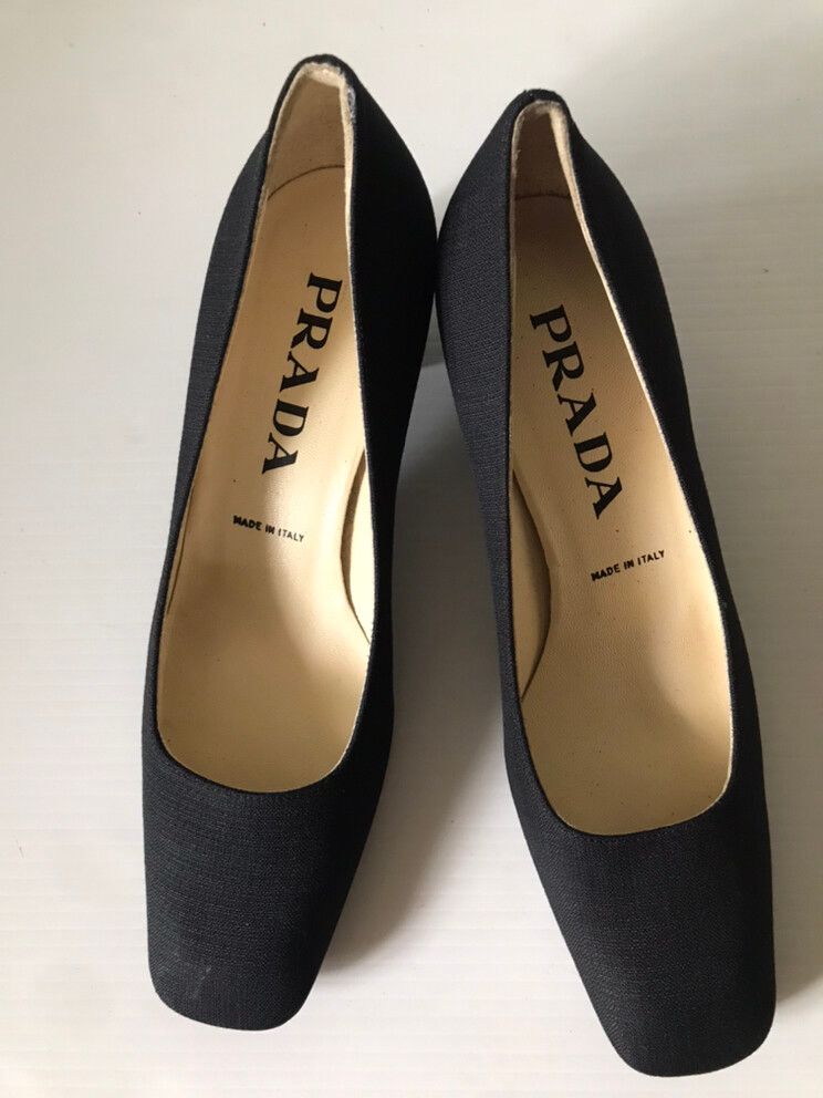 Authentic Prada Black Heels