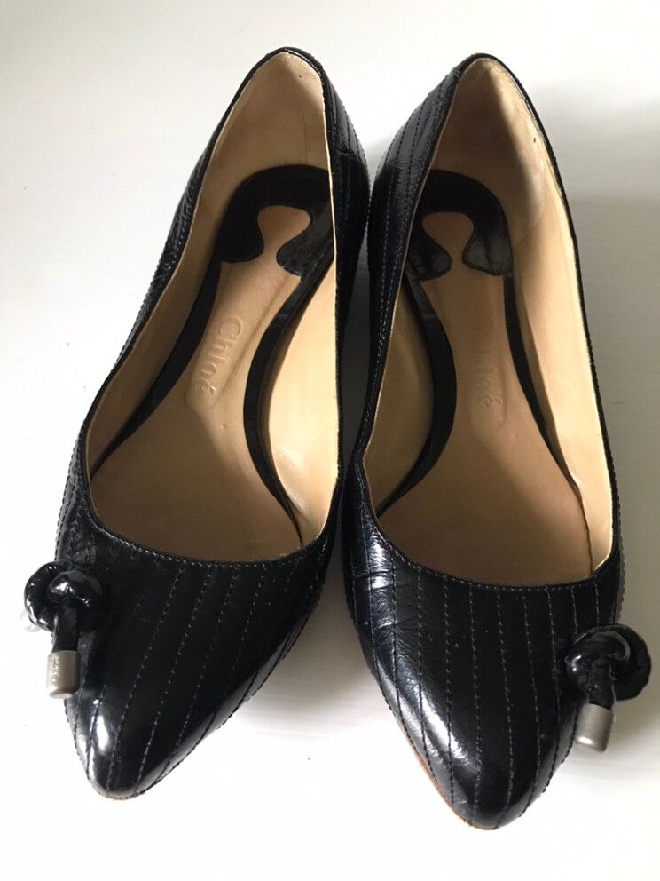 Authentic Chloé Black Ballet Flats
