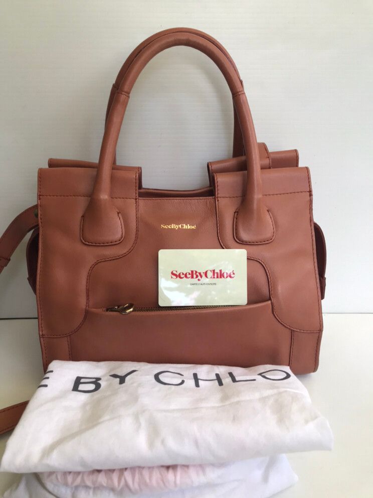 Authentic See By Chloé Tan Handbag
