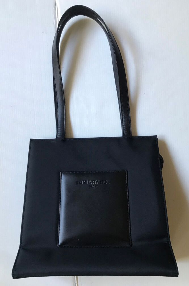 Authentic Sonia Rykiel Black Tote Bag
