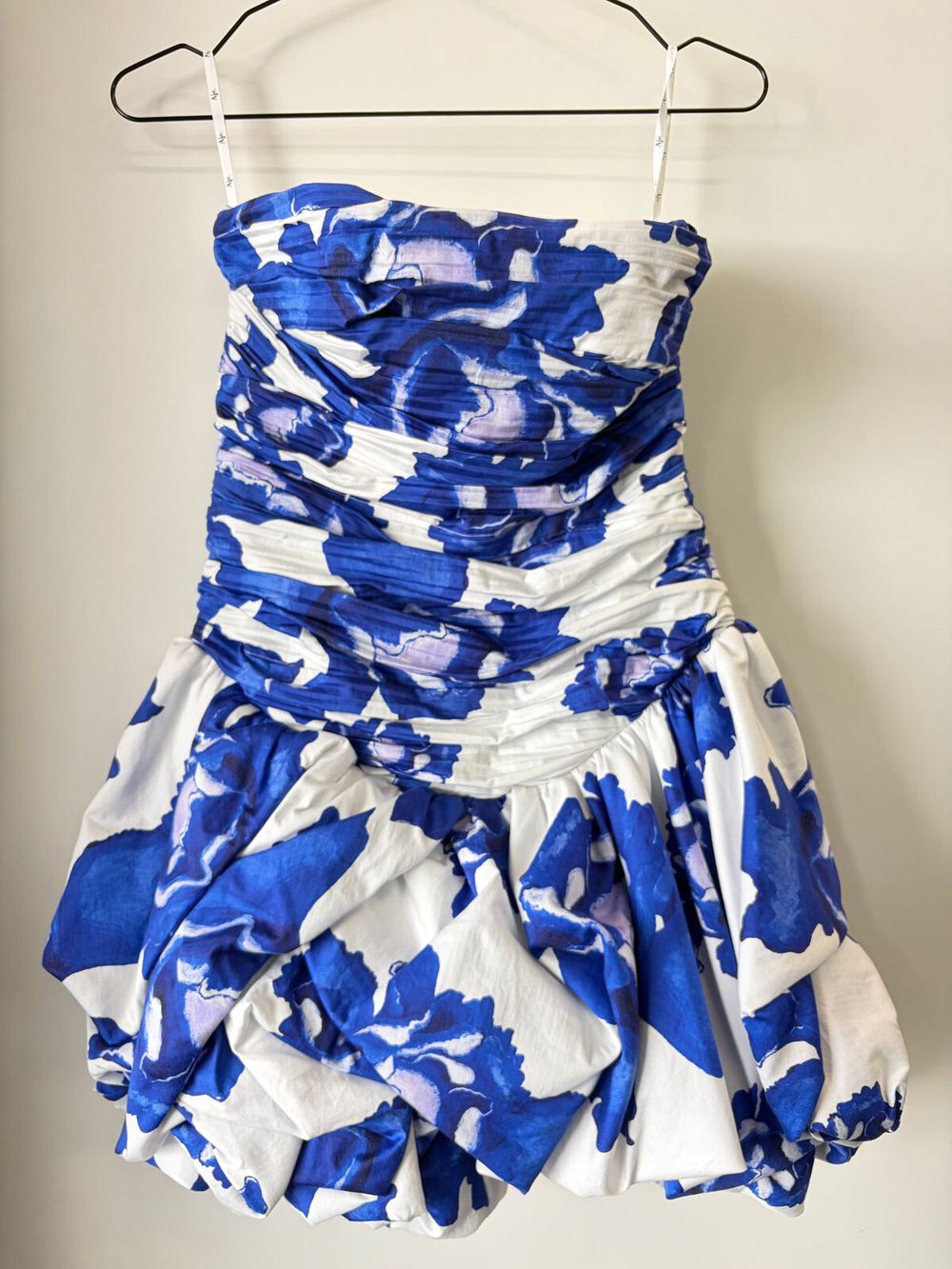 Aje - Aje Blue Floral Mini Dress on Designer Wardrobe