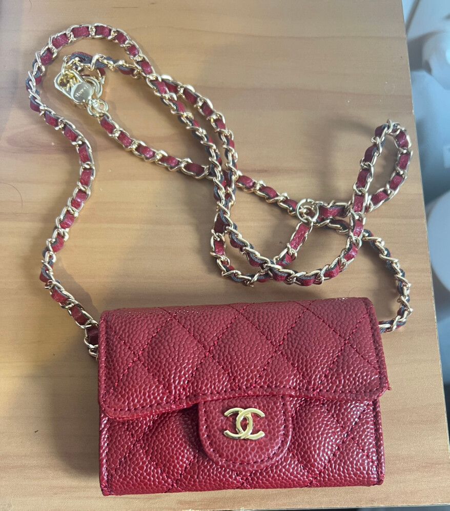 Chanel chain wallet