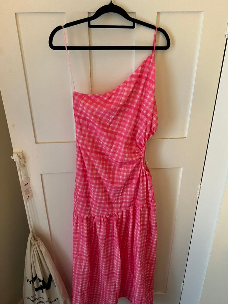 One Shoulder Cut Out Dress