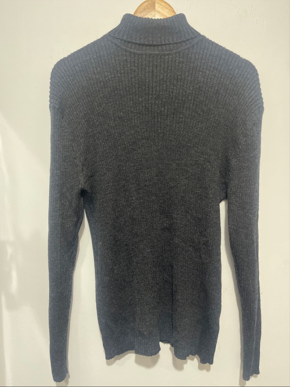 Grey Merino Wool Jumper