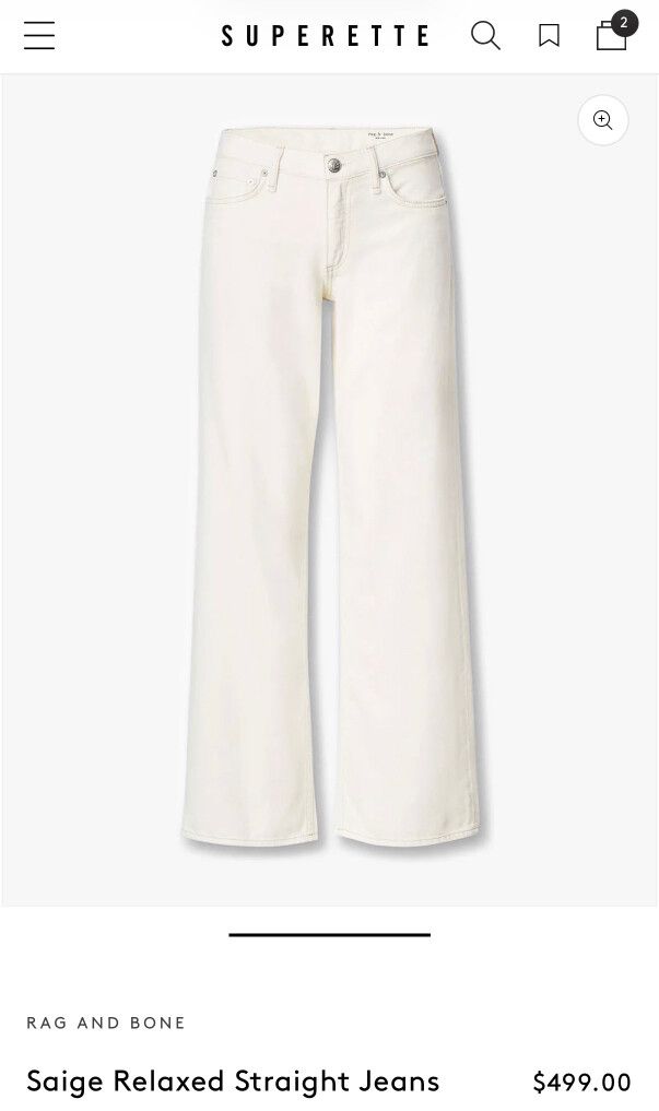 Low waisted rag and bone jeans