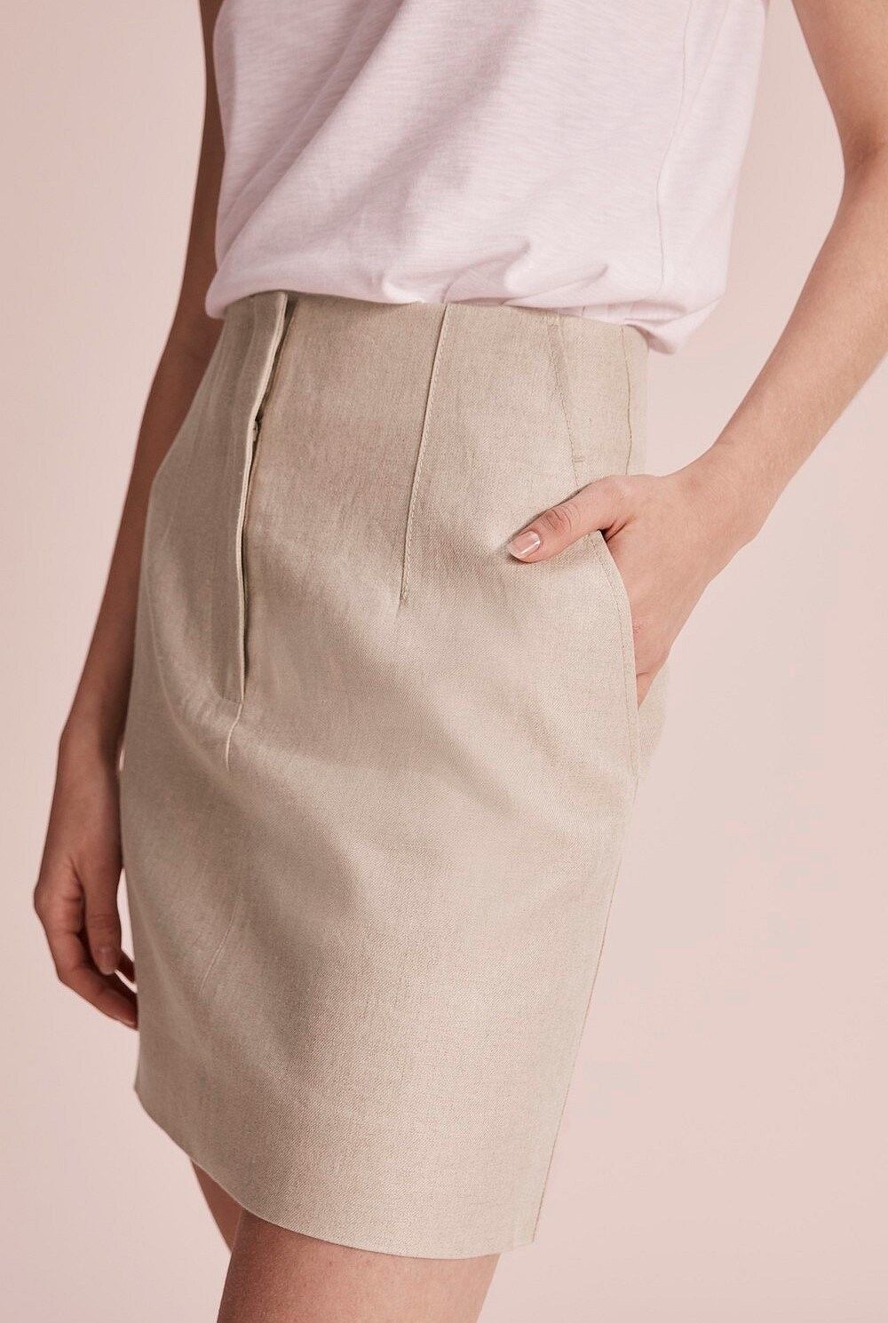 Linen skirt
