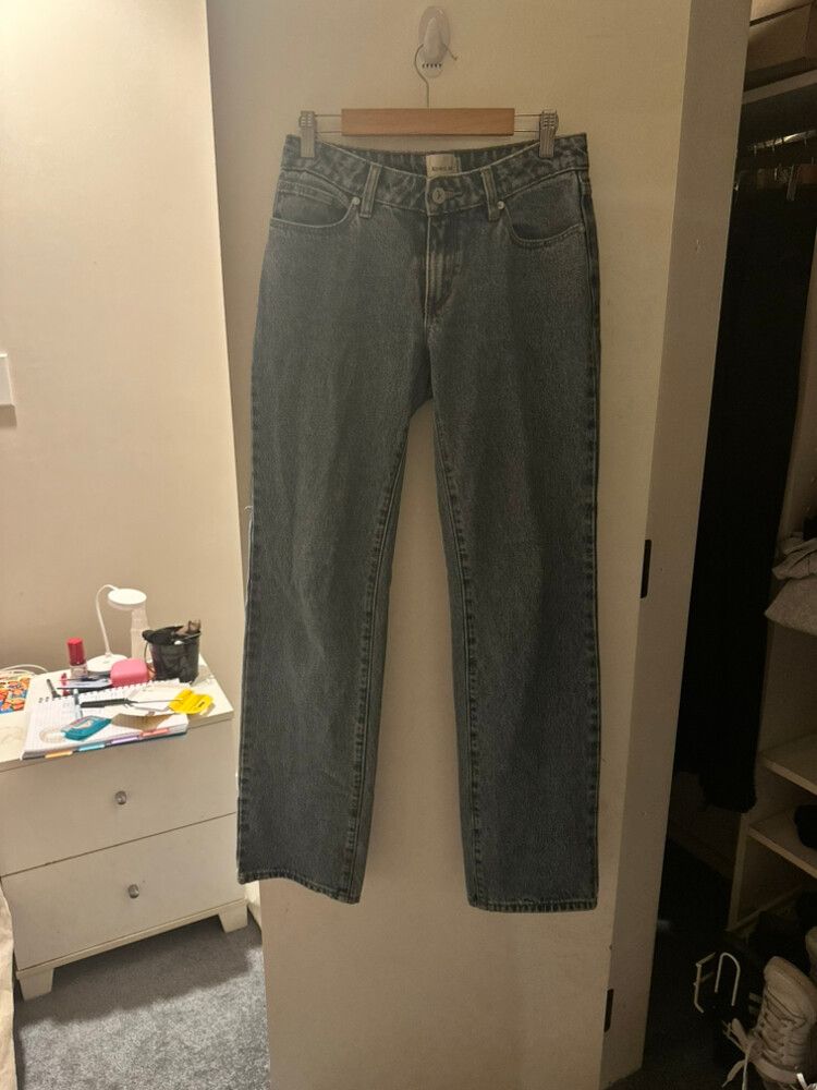 Abrand Low Rise Straight Jeans - 25/7