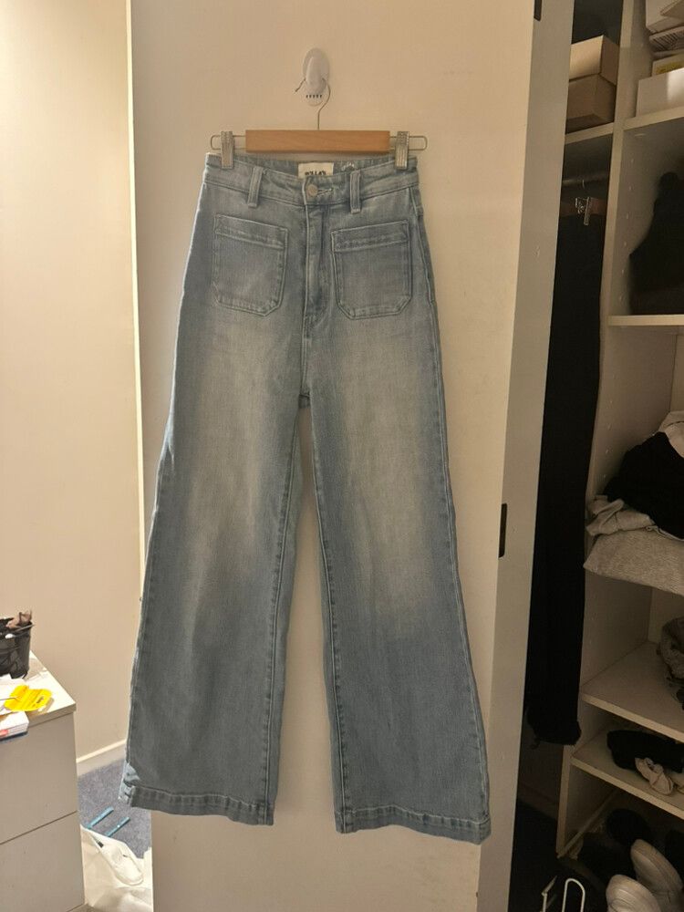 Rolla’s Wide Leg Sailor Jeans