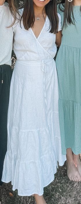 Seed Heritage - Seed Linen Wrap Dress on Designer Wardrobe