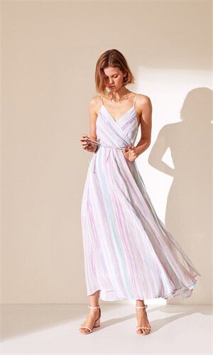 Ruby - Ruby Rainbow Midi Dress on Designer Wardrobe