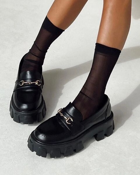 Princess Polly Black Loafers