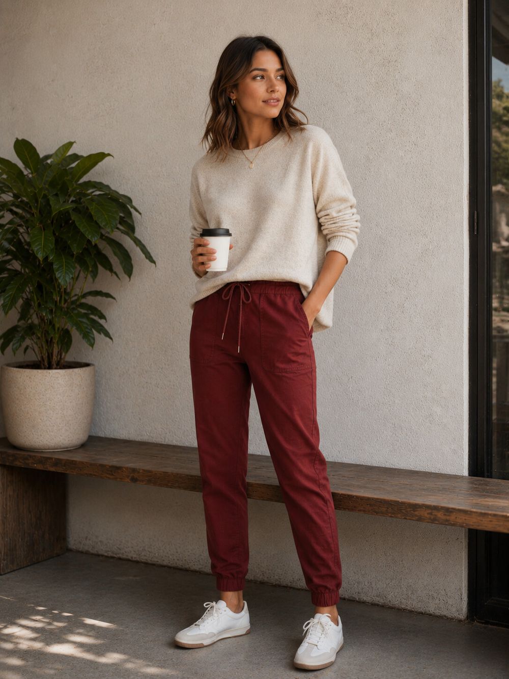 MOOCHI casual cotton pants