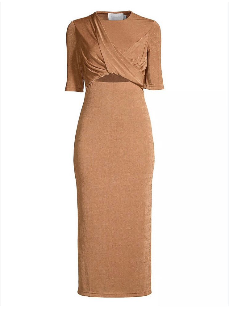 SIGNIFICANT OTHER - Mila Short Sleeve Midi Dress - Size AU 10 / US 6 / EU 38