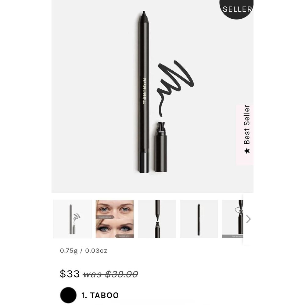 Mirenesse Eyeliner 4 Pack - New