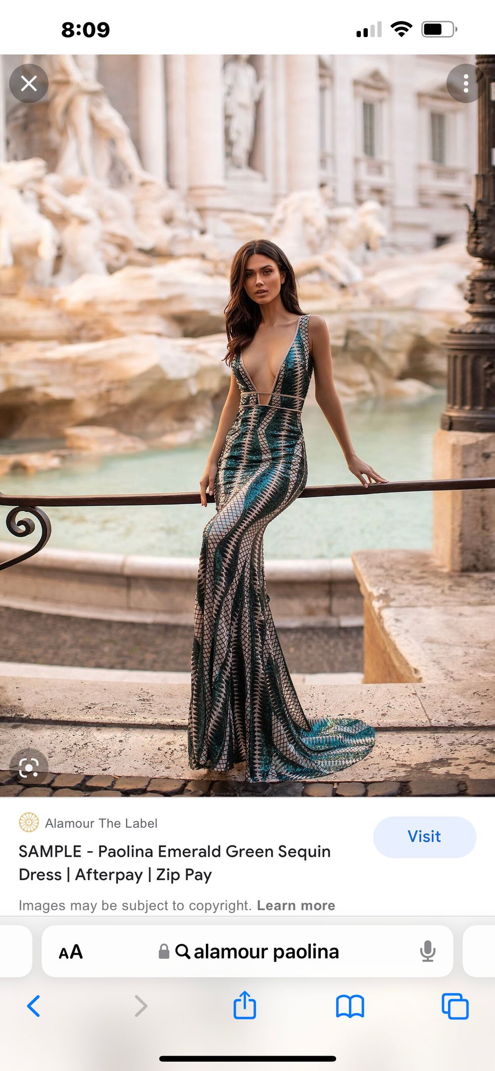 Alamour the Label - paolina emerald on Designer Wardrobe