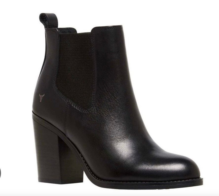 Windsor Smith Black Heeled Boots