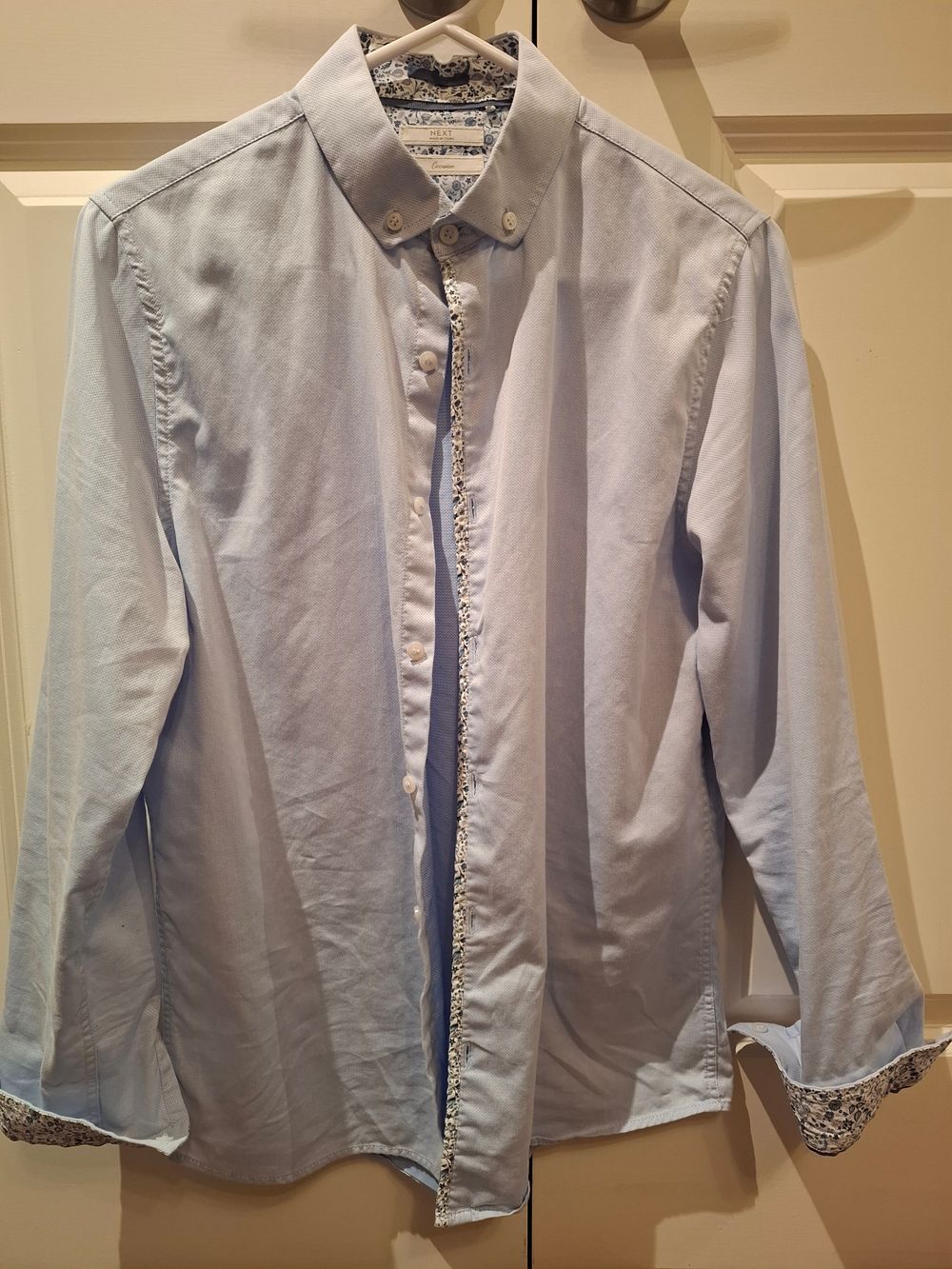 Next Blue Patterned Shirt