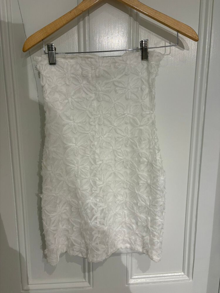 Glassons White Floral Dress