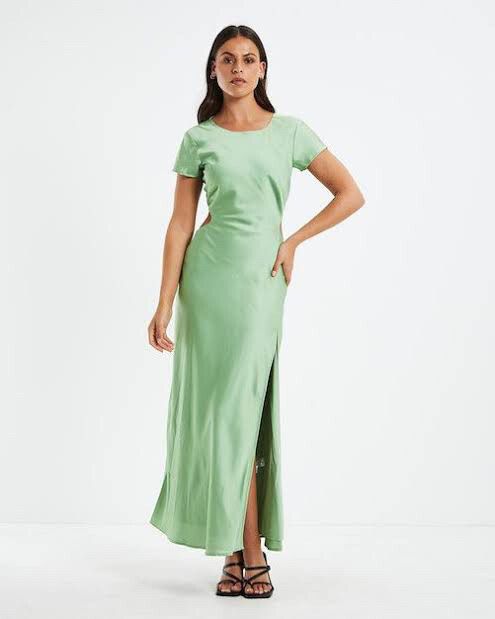 green emerald velvet dress Women's Pressure's On Straight Leg Dress Pants in Mint Green main image 0