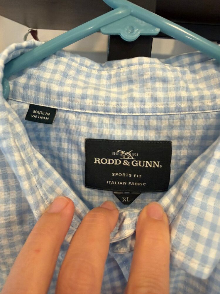 Rodd & Gunn Blue Gingham Shirt