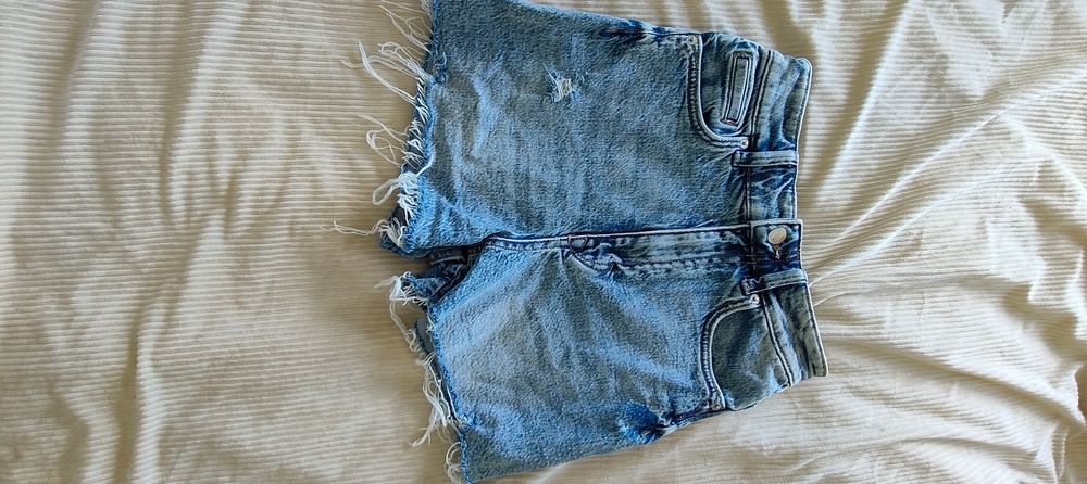 Zara Blue Denim Shorts