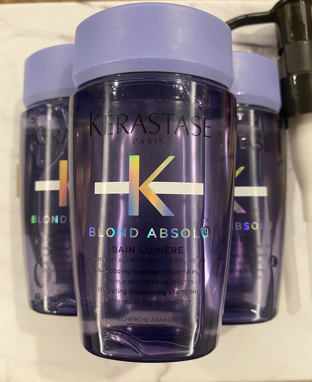 Kerastase Blond Absolu Bain Lumière Shampoox3=240ml almost full size