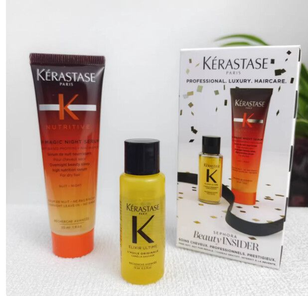 Kérastase Nutritive Set | 8H Night Magic Serum 30ml + Camellia Hair Oil 15ml