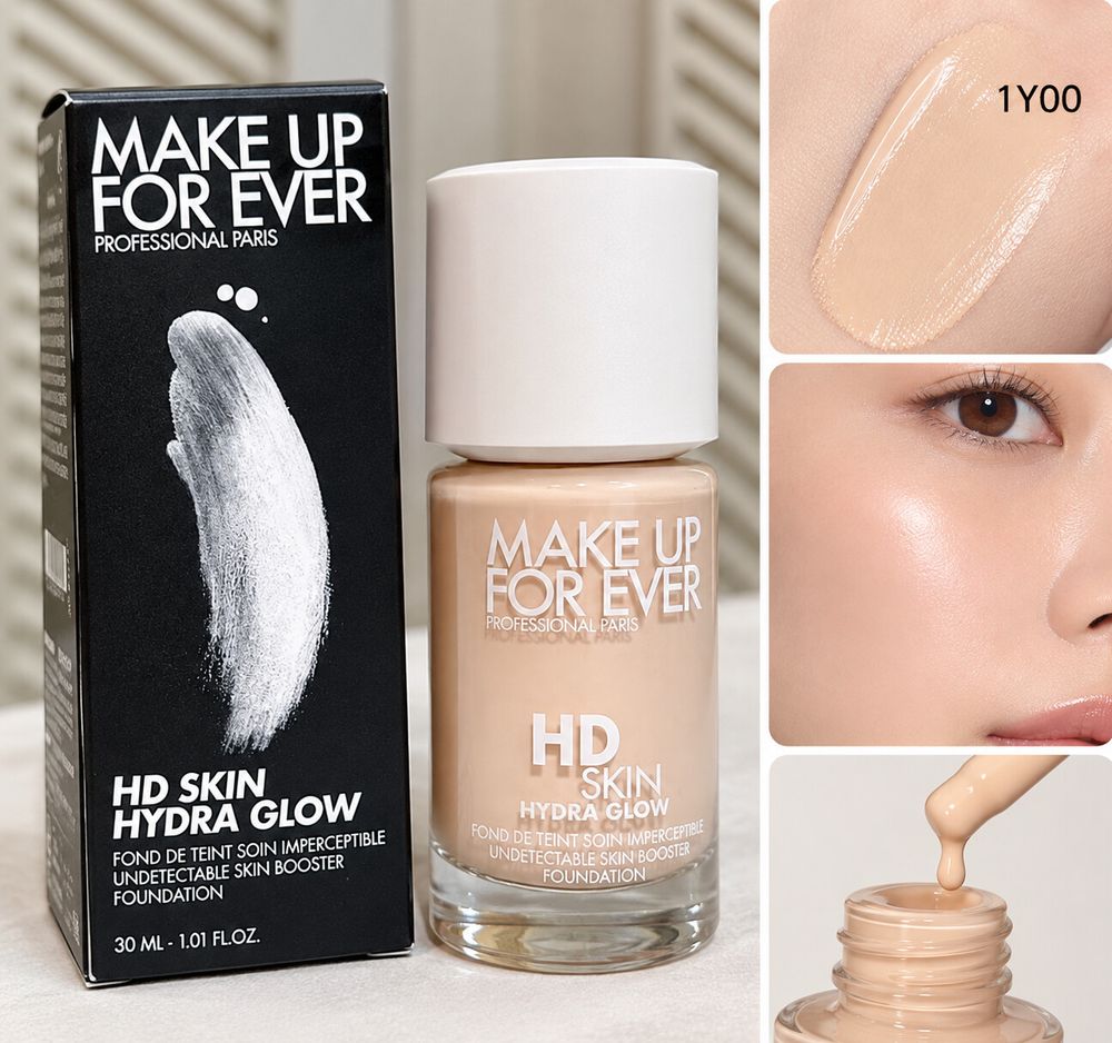 MAKE UP FOR EVER HD Skin Hydra Glow Foundation – 1Y00 30ml