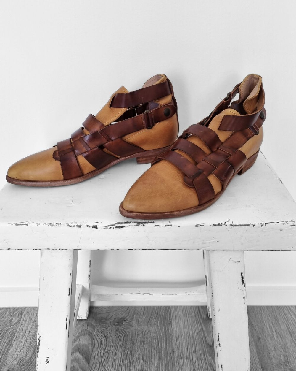 New FREE PEOPLE Ankle Boot | Tan | Sz 37