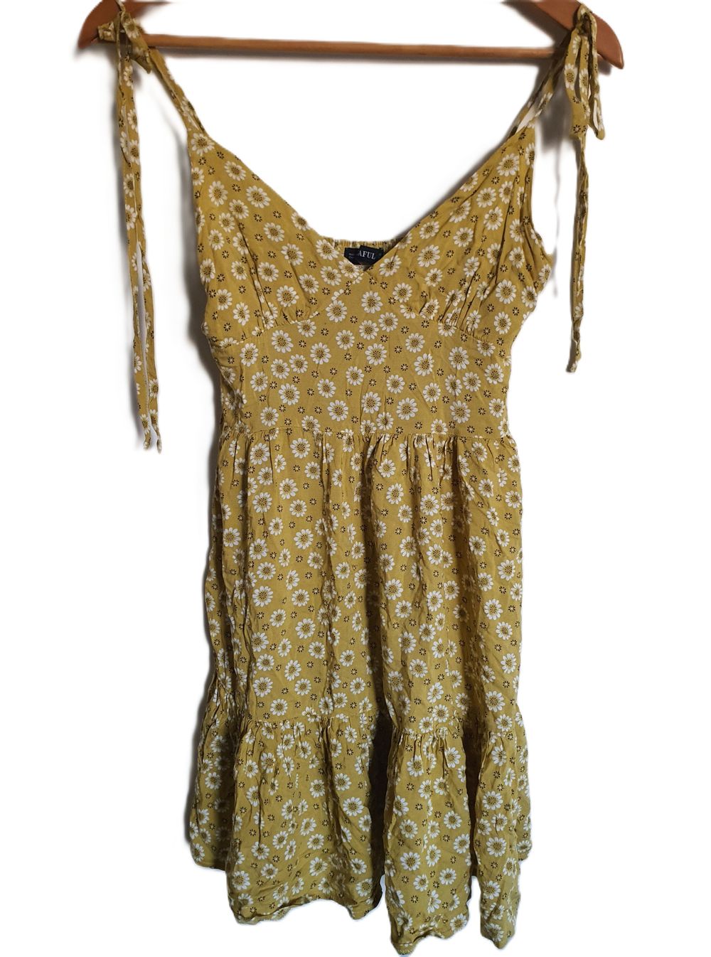 Zaful Yellow Floral Dress