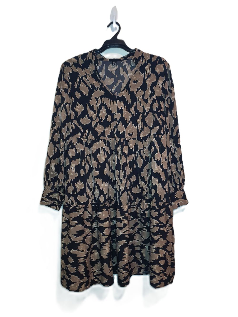 Shein Curve Black & Beige Dress - Size 2XL