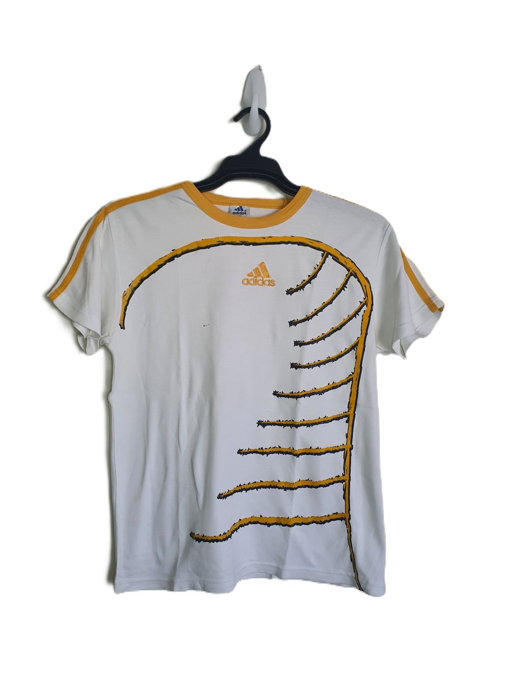Adidas White Gold T-Shirt - Size EU XXL