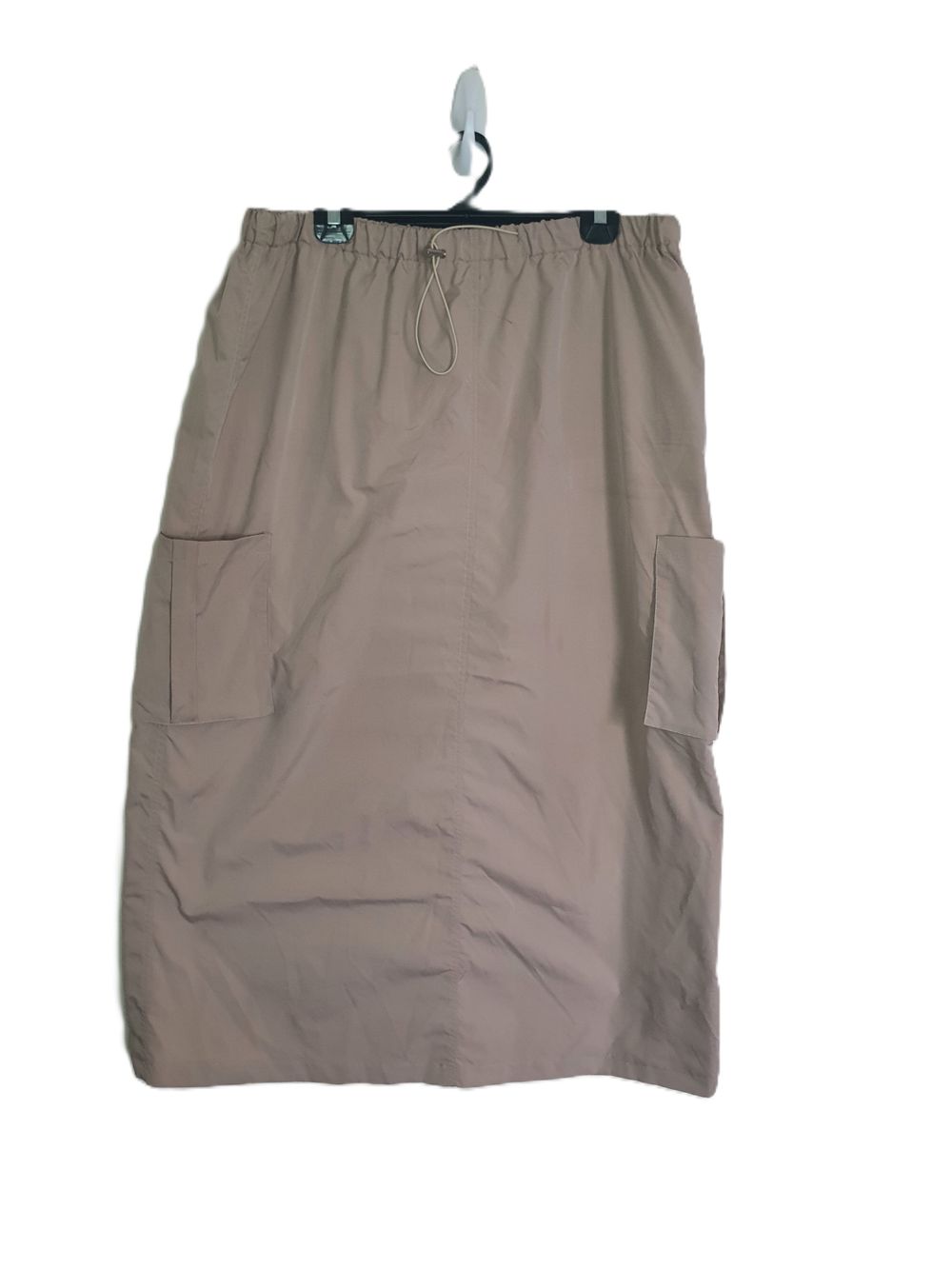 Beige Midi Skirt