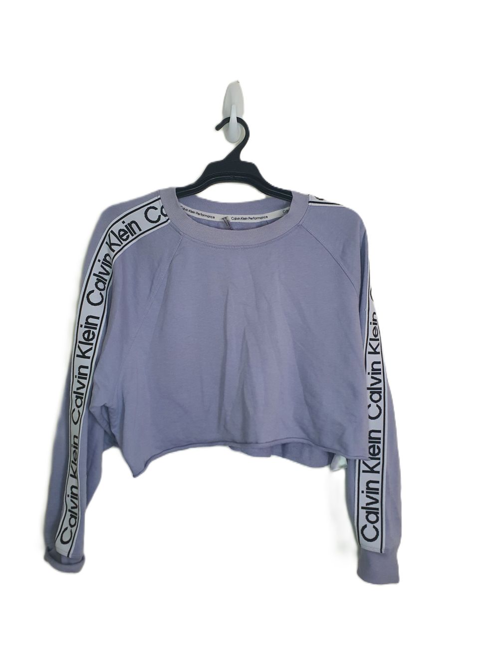 Calvin Klein Performance Purple Crop Top Size XL