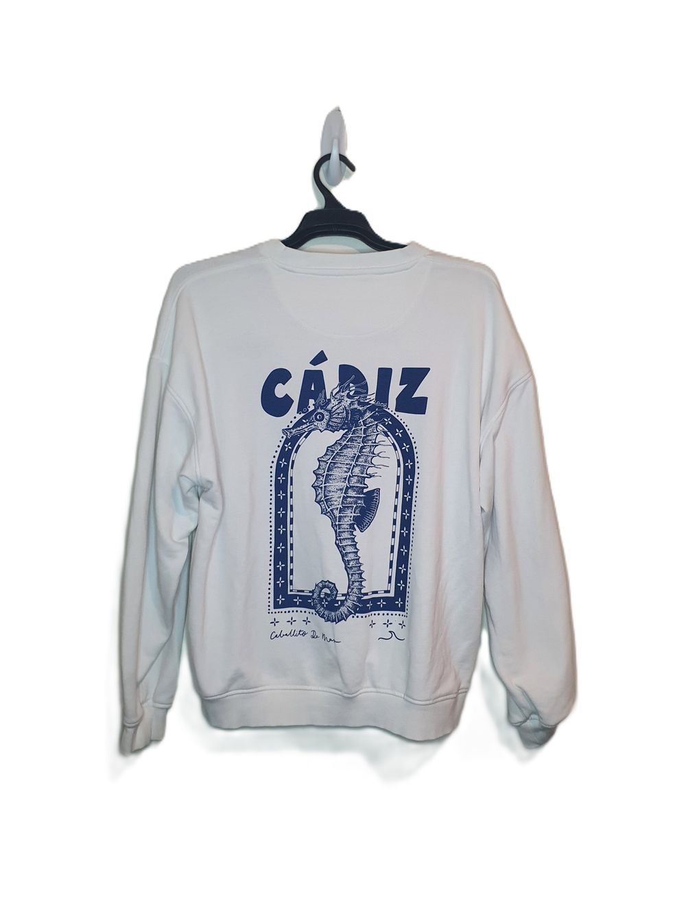 Cadiz White Sweatshirt
