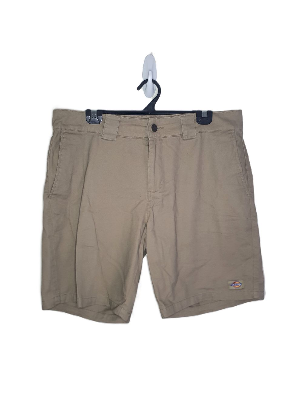 Dickies Khaki Shorts, Size 34, 100%Cotton