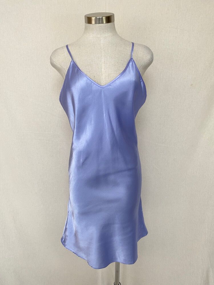 90s satin slip mini dress