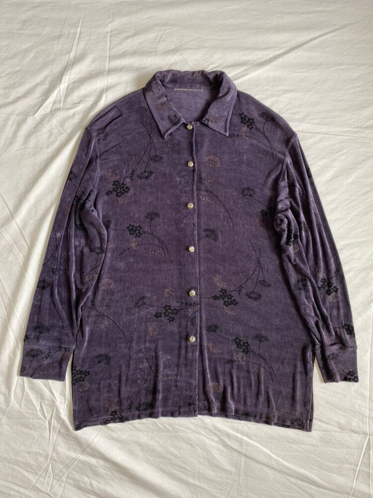 Dandelion & floral vintage long sleeve shirt