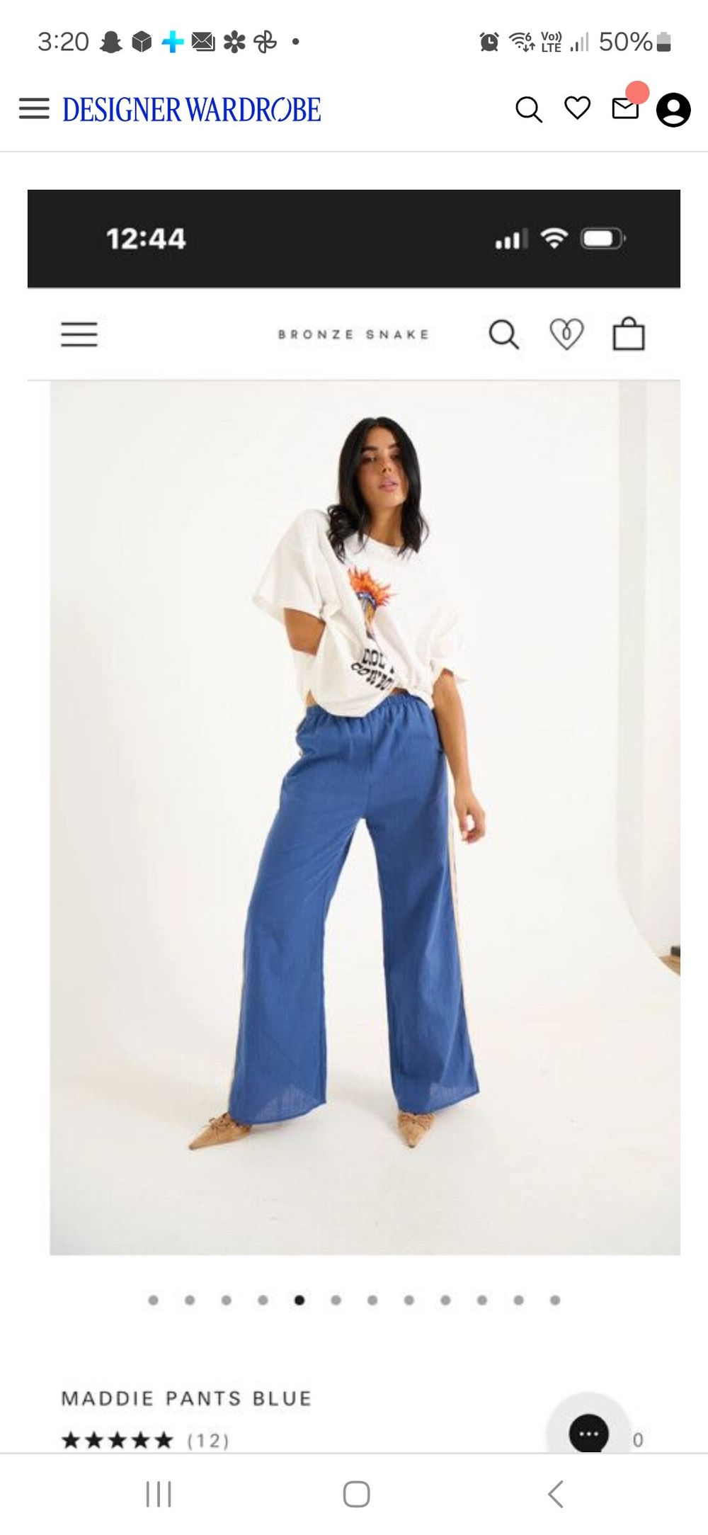 Bronze snake pants