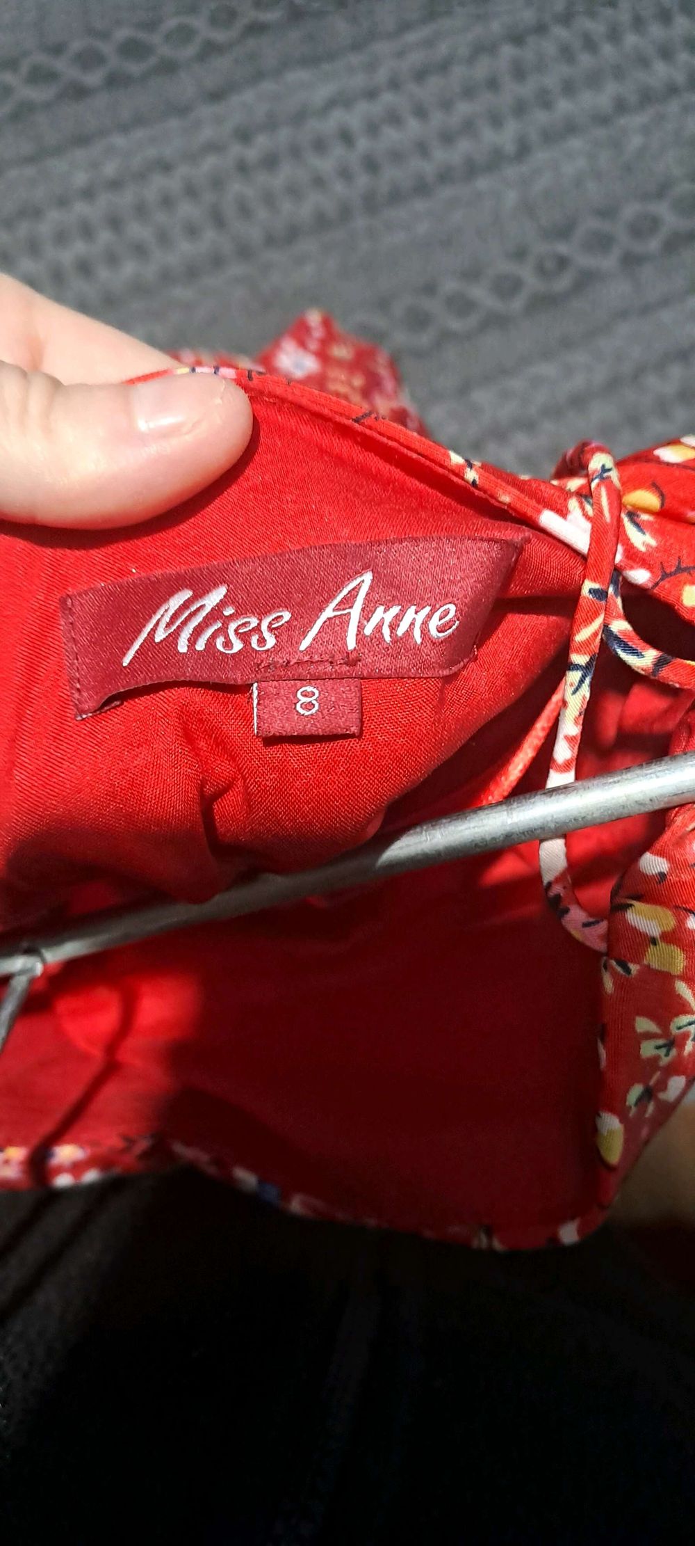 Miss Anne Red Floral Dress